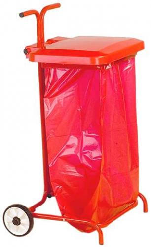 Sack Holder - Semi Mobile               Red